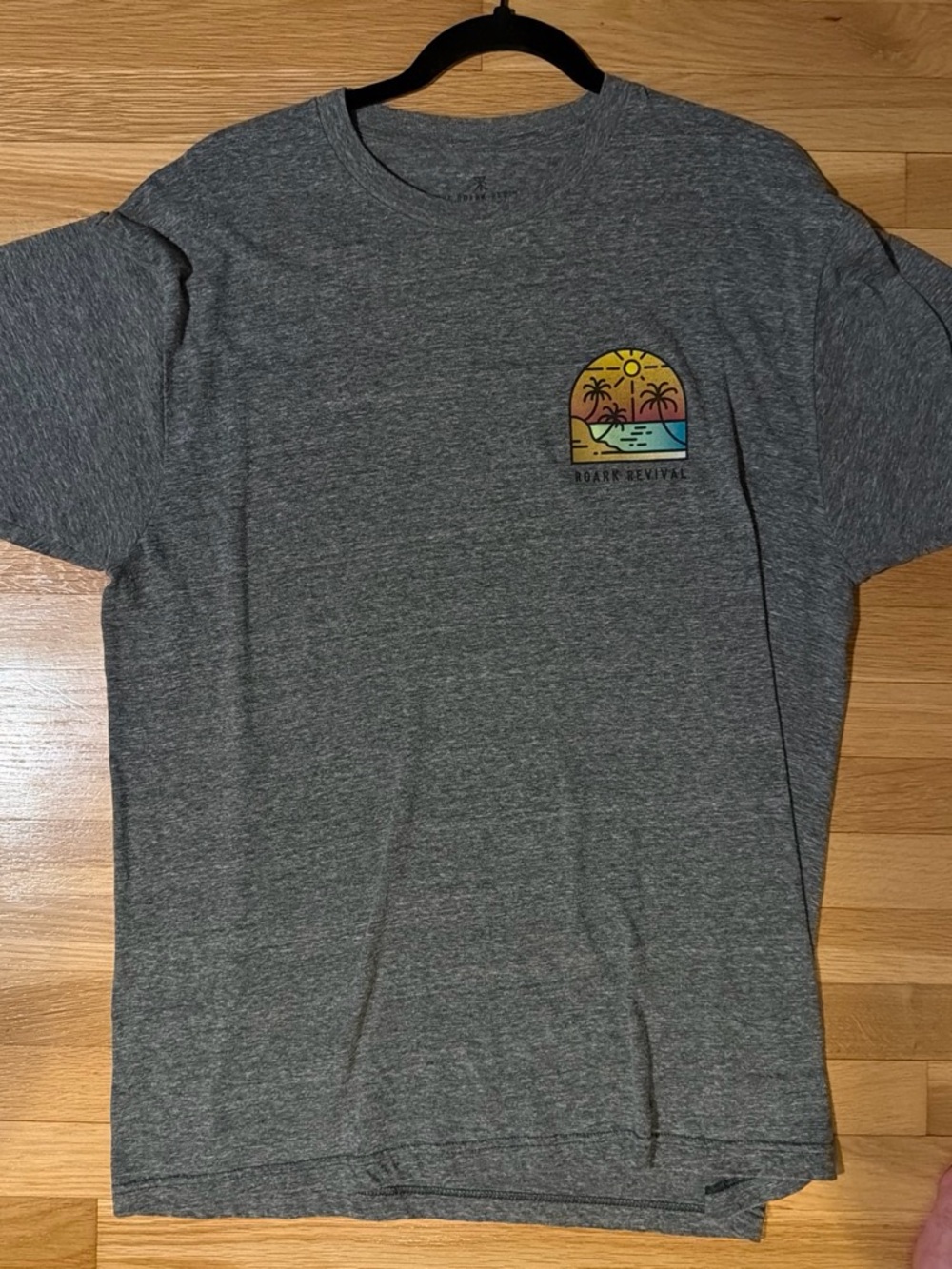 Roark Revival Men's Heather Gray Short-Sleeve Graphic Tee